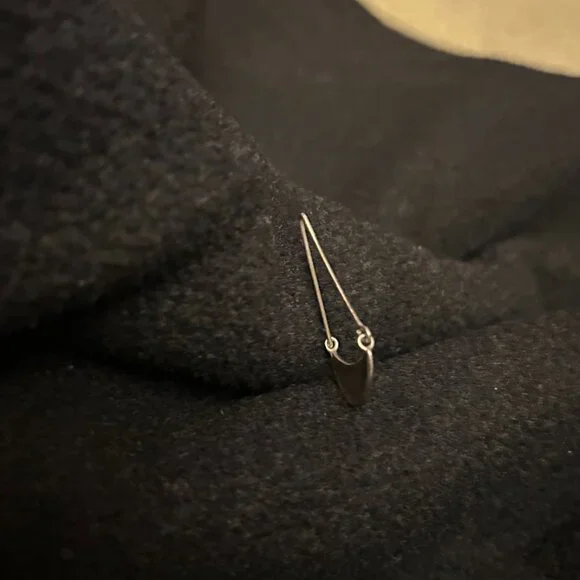 Sundance Silver Half Moon Drop Earrings - Picture 5 of 6